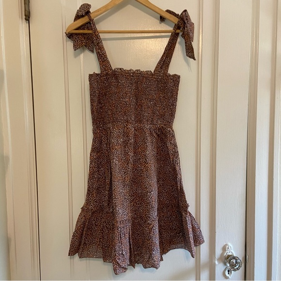 Aerie All Day Smocked mini dress - Picture 4 of 5